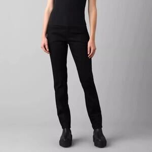 NEW prAna Kayla Skinny Jean 26 Short 2P Black Out Mid-Rise